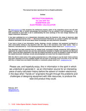 SOEMTRON 220 Instruction Manual