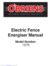 O'Briens 13/70 Manual