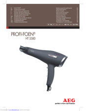 AEG Profi-Foen HT 5580 Instruction Manual