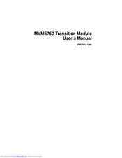 Motorola MVME760 User Manual