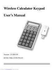HP WKP-270 User Manual