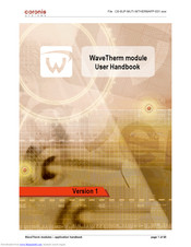 Coronis WaveTherm PT1000 User Handbook Manual