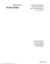 Electrolux ESL 67070 User Manual
