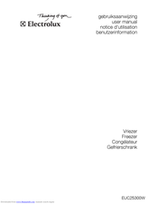 Electrolux EUC25300W User Manual