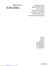 Electrolux EUF23700 User Manual