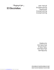 Electrolux EXH12HX1WI User Manual