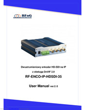 RFoG RF-ENCO-IP-HDSDI-35 User Manual