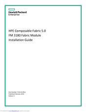 Hewlett Packard Enterprise FM 3180 Installation Manual