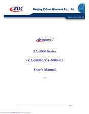 ZDC Air Access ZA-5000-E User Manual