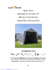 East Cover SS143314 Assembly Instructions Manual