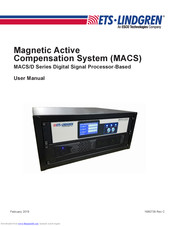 ETS Lindgren MACS/D Series User Manual