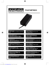 Konig P.SUP.NBT90K3 Manual
