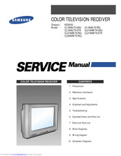 Samsung CL21A8W7X/RCL Service Manual