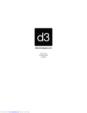 d3 Technologies 4U Manual