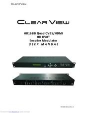 ClearView HD168Bi User Manual