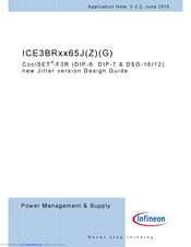Infineon CoolSET-F3R ICE3BRXX65JG series Design Manual