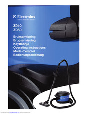 Electrolux Z950 Operating Instructions Manual