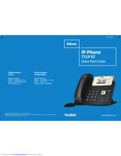 Yealink Telkom T21P E2 Quick Start Manual