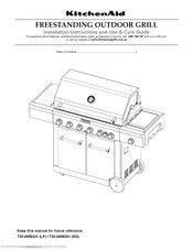 KitchenAid 720-0856GH Installation Instructions And Use & Care Manual