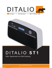 TechniSat DITALIO ST1 English Manual