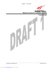 Westell Media Gateway WMT User Manual