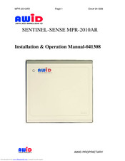 AWID SENTINEL-SENSE MPR-2010AR Installation & Operation Manual