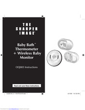 Sharper Image Baby Bath OQ005 Instructions Manual