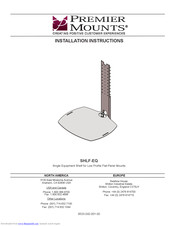 Premier Mounts SHLF-EQ Installation Instructions Manual