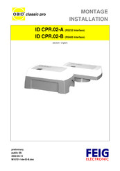 FEIG Electronic ID CPR.02-B Installation Manual