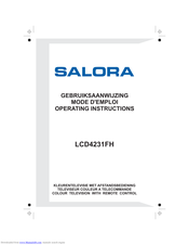 Salora LCD4231FH Operating Instructions Manual