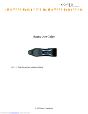 Xanto Technologies Raadx User Manual