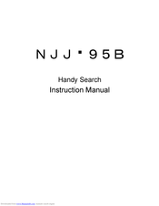 JRC Handy Search NJJ-95B Instruction Manual