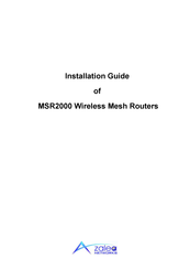 Azalea Networks MSR2000 Installation Manual