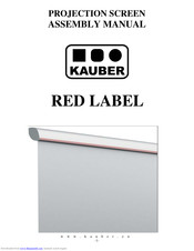 Kauber Red Label Assembly Manual