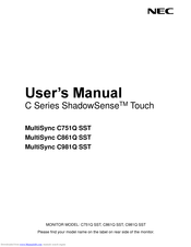 NEC C  SERIES User Manual