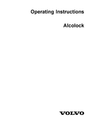 Volvo Alcolock Operating Instructions Manual