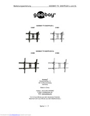 Goobay TV EASYFLEX XL 51902 User Manual