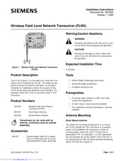 Siemens FLNX Installation Instructions