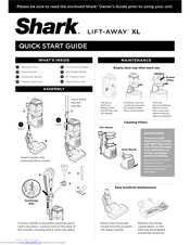 Shark LIFT-AWAY XL UV550 Quick Start Manual