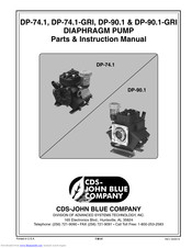 CDS-JOHN BLUE COMPANY DP-74.1 Instruction Manual