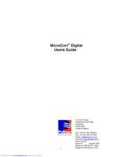 Palmer MicroCorr Digital User Manual
