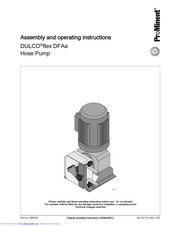 ProMinent DULCOflex DFAa 008 Assembly And Operating Instructions Manual