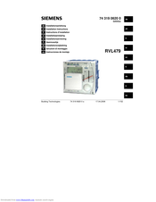 Siemens RVL479 Installation Instructions Manual
