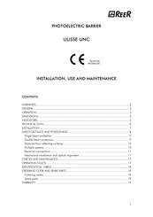 Reer Ulisse UNC Use And Maintenance