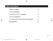 K2 Mounts K2-A1-S Installation Manual