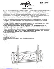 Everik EM-T2000 Instructions Manual