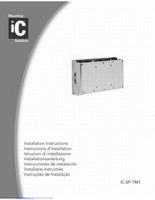 IC IC-SP-TM1 Installation Instructions Manual