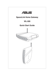 Asus SpaceLink WL-500 Quick Start Manual