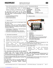 Multiplex MULTIswitch FLEXX Operating Instructions Manual