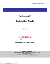 Sensoria EnRoute500 Installation Manual
